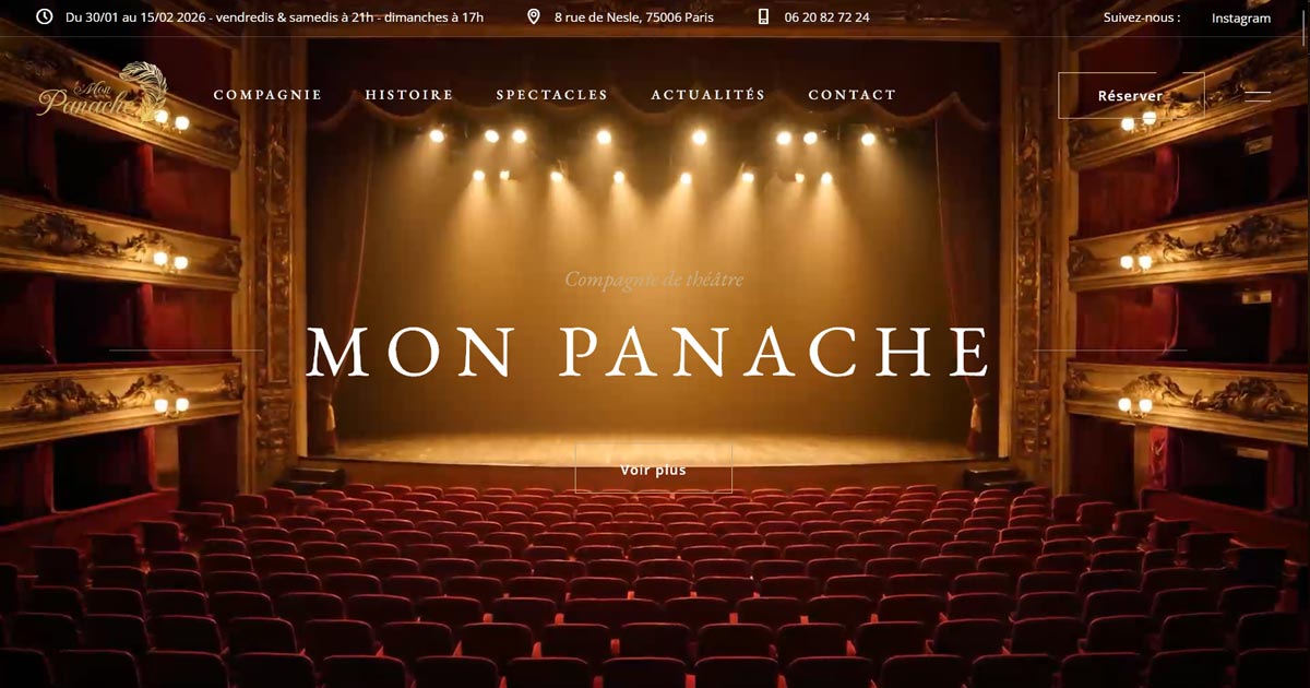 Mon Panache - Compagnie de théâtre à Paris